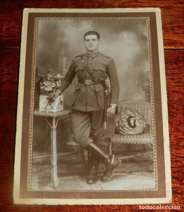 Militaria: FOTOGRAFIA DE MILITAR DEL CUERPO DE INGENIEROS ZAPADORES, EPOCA ALFONSO XIII, FOTO MIGUEL G. MARTINE