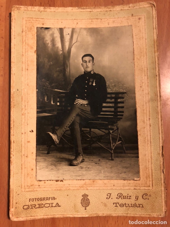 Militaria: Fotograf&iacute;a Grecia.j Ruiz y c tetuan.militar 1923