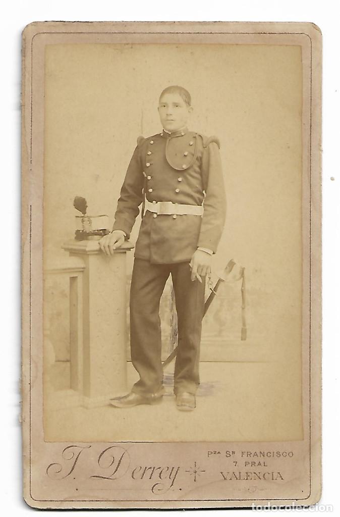 Militaria: Soldado Fotografia J Derrey-Valencia