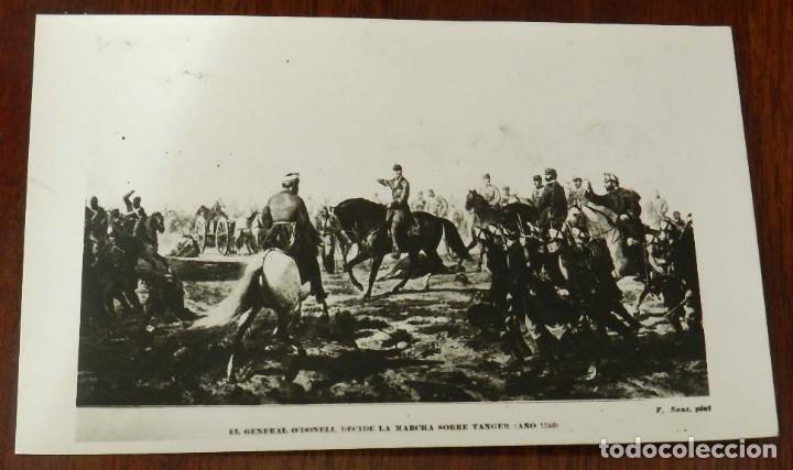 Militaria: POSTAL FOTOGRAFICA DE EL GENERAL O&acute;DONELL EN LA MARCHA SOBRE TANGER, A&Ntilde;O 1960, ED. PALOMEQUE, NO CIR