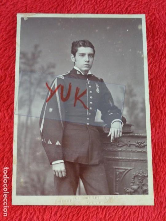 Military Antiques: ANTIGUA FOTOGRAFIA ALBUMINA DE COMANDANTE ESPA&Ntilde;OL SIGLO XIX A LOCALIZAR, FOTOGRAFIA DE ALVIACH