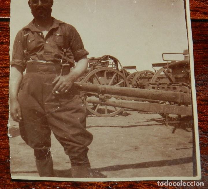 Military Antiques: FOTOGRAFIA DEL CAMPAMENTO EN DAR DRIUS, VERANO DE 1922, GUERRA DEL RIF, MIDE 5,5 X 5 CMS.