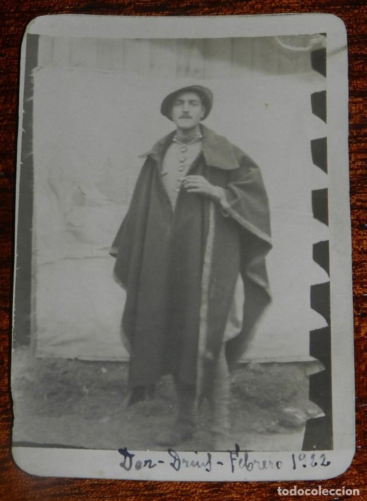 Military Antiques: FOTOGRAFIA DE SOLDADO EN DAR DRIUS, GUERRA DEL RIF, CAMPA&Ntilde;A DE 1922, MIDE 9 X 6 CMS.
