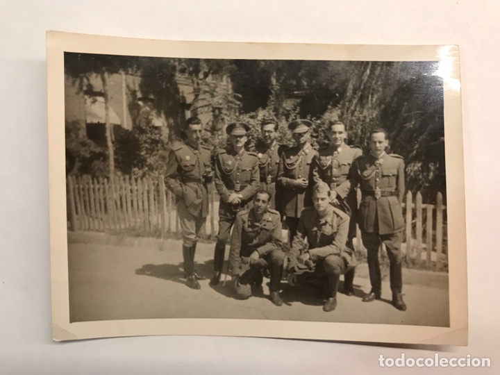 Military Antiques: MILITAR. Fotograf&iacute;a Original. Grupo de Oficiales?? (h.1950?)