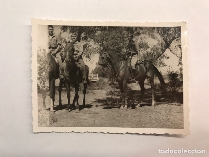 Military Antiques: MILITAR. Fotograf&iacute;a Legionarios a Caballo...(h.1950?) ORIGINAL