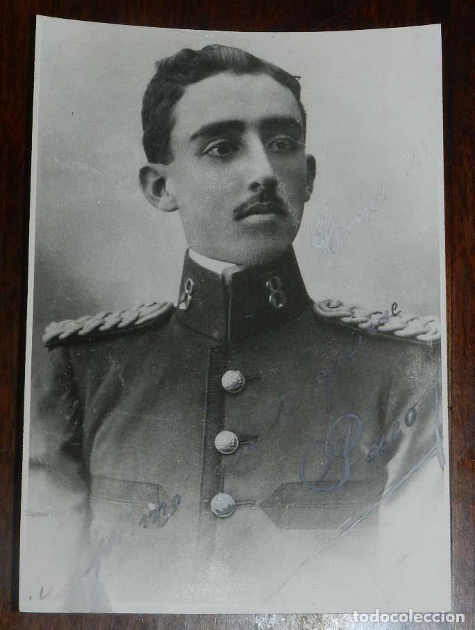Militaria: ANTIGUA FOTOGRAFIA DE FRANCO CUANDO ERA CADETE, FOTO CIFRA GRAFICA, MIDE 17,5 X11,5 CMS. APROXIMADAM