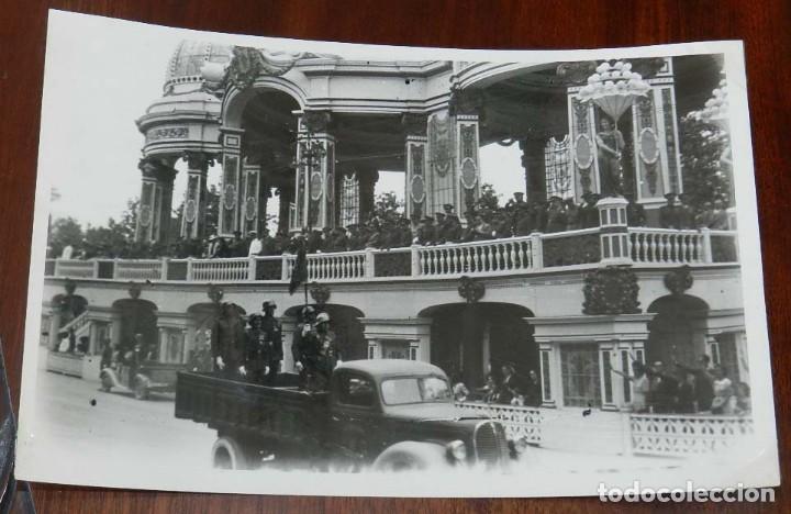 Military Antiques: FOTOGRAFIA DE DESFILE EN VALENCIA DEL 3er. CUERPO DEL EJERCITO, SECCION DE TRANSPORTES DE LA 39 C.&ordf;,