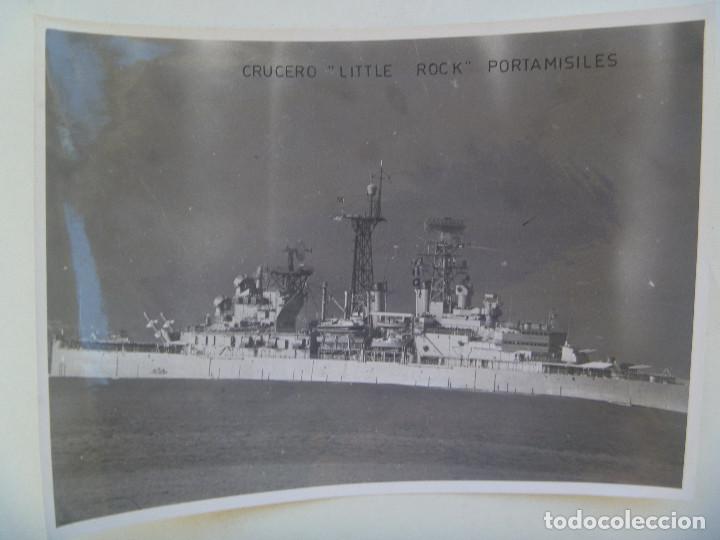 Military Antiques: FOTO DE UN BUQUE DE GUERRA : CRUCERO &uml; LITTLE ROCK &uml; PORTAMISILES