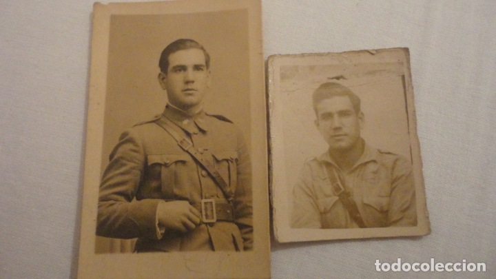 Military Antiques: DOS FOTOGRAFIAS DE MILITAR.GUERRA CIVIL?