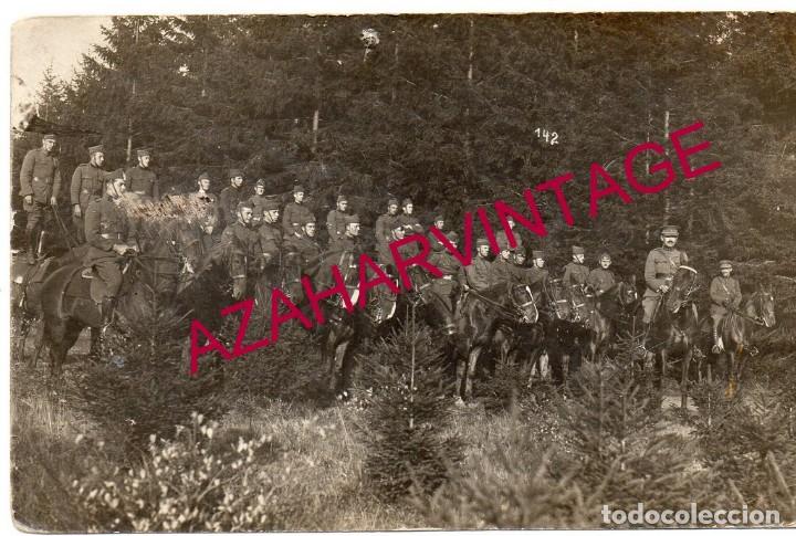 Military Antiques: POSTAL FOTOGRAFICA SOLDADOS DE CABALLERIA, 14X9 CMS