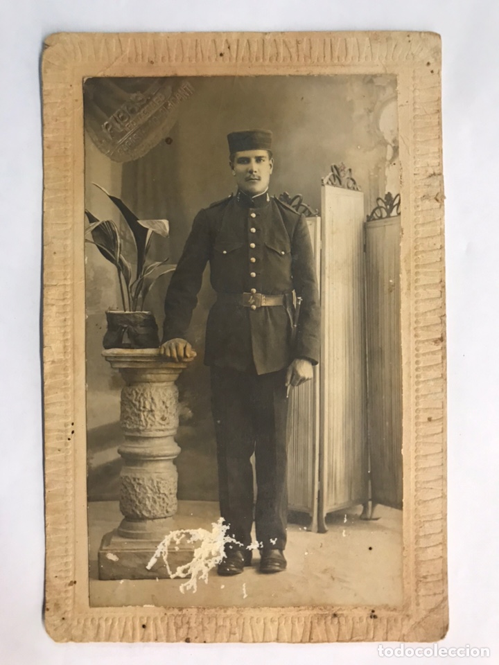 Military Antiques: MILITAR. Fotograf&iacute;a Retrato Soldado Regimiento de Infanter&iacute;a Princesa No.4, La Estrella del Norte