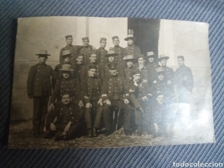 Militaria: brigada obrero topografica estado mayor 1910 militares uniforme foto tama&ntilde;o postal