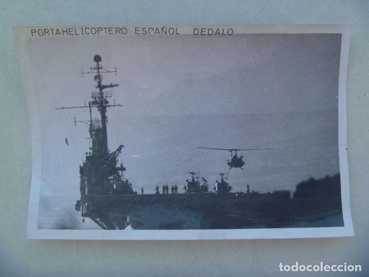 Militaria: FOTO DEL PORTAHELICOPTERO ESPA&Ntilde;OL DEDALO