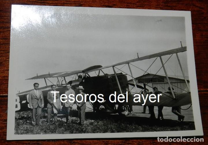 Militaria: FOTOGRAFIA DE AVION TIPO BREGUET, POSIBLEMENTE EN LA CAMPA&Ntilde;A DEL RIF, A&Ntilde;OS 1920 APROX. MIDE 11 X 8,5