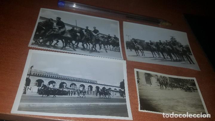 Militaria: Fotografias de requetes o falangistas? A caballo, epoca de guerra civil o posguerra, leer descripcio