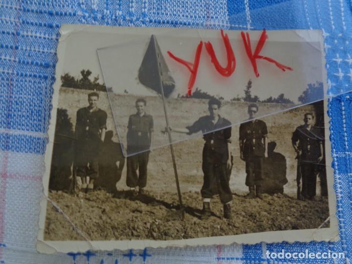 Militaria: Bonita foto de campamentos falange OJE - Principios a&ntilde;os 40