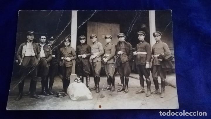 Militaria: ANTIGUA FOTOGRAFIA MILITARES ESPA&Ntilde;OLES, INGENIEROS, PARQUE AUTOMOVILISTICO, A&Ntilde;OS 30