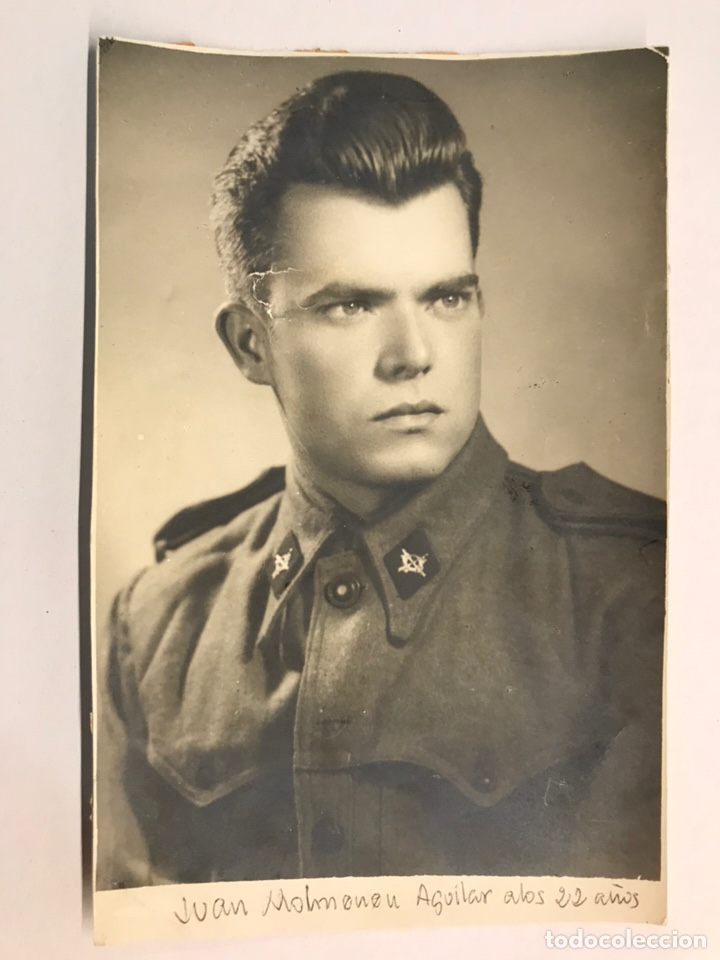 Militaria: MILITAR. Fotograf&iacute;a Antigua. Soldado Espa&ntilde;ol INFANTER&Iacute;A, a los 22 a&ntilde;os (h.1920?)