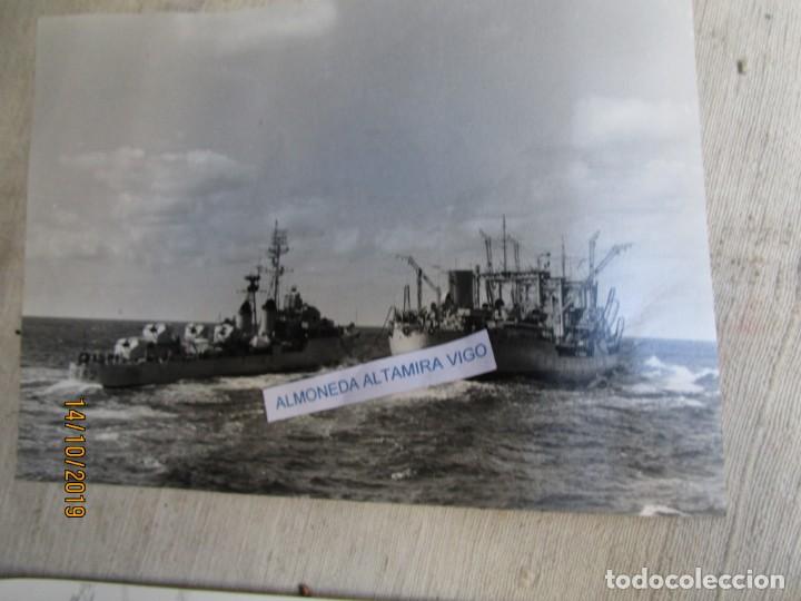 Militaria: MARINA GUERRA ESPA&Ntilde;OLA - FOTOGRAFIA EPOCA, PETROLERO ' TEIDE BP11 Y LEGAZPI ' PETROLEANDO + INFO 1s