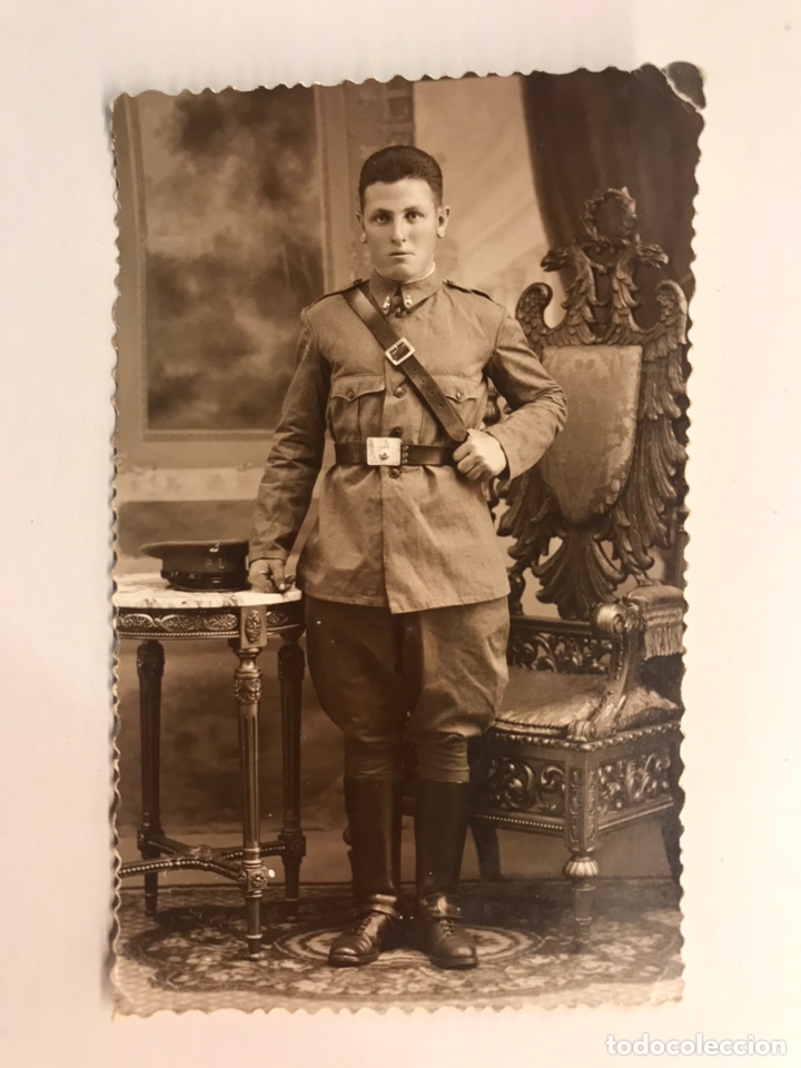 Militaria: MILITAR. Fotograf&iacute;a Antigua. Soldado Artillero del Ej&eacute;rcito Espa&ntilde;ol (h.1910?)