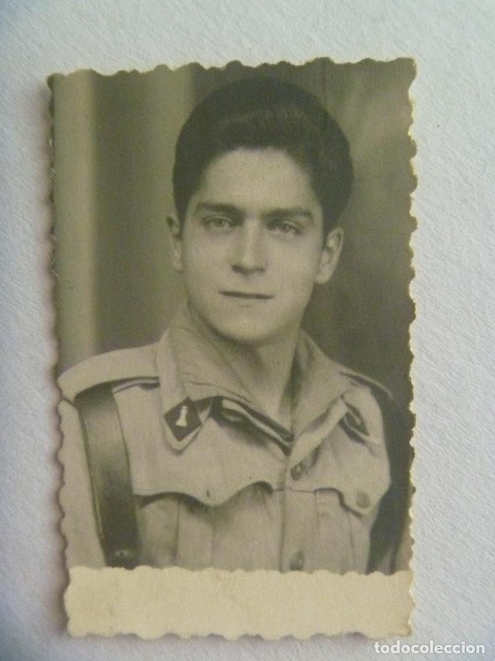 Militaria: FOTO DE MILITAR DE INGENIEROS. LA LINEA ( CADIZ ), 1946