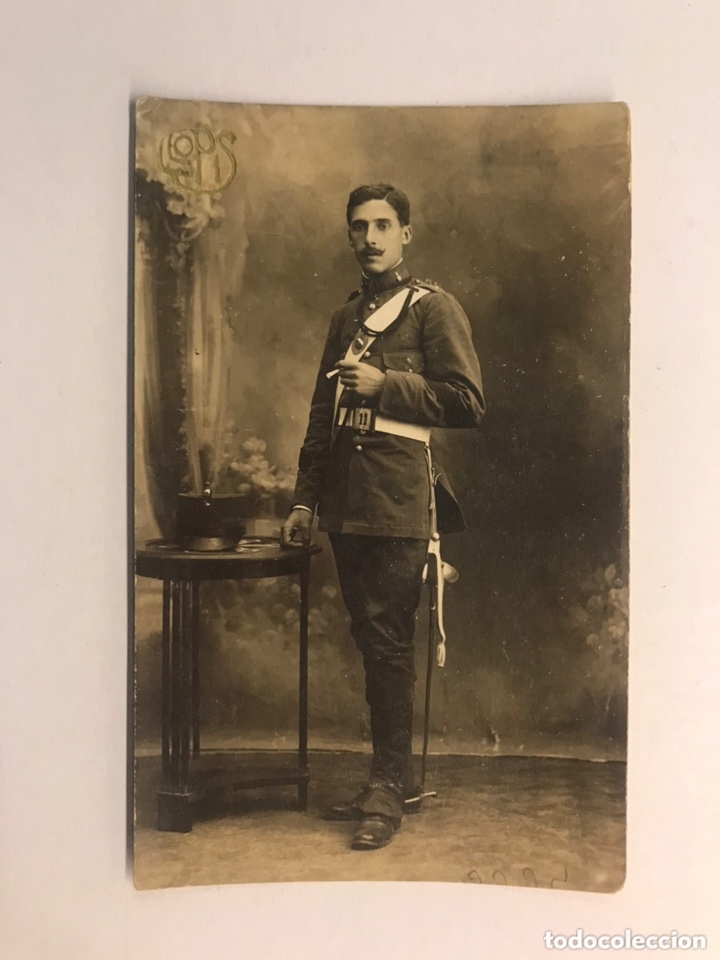 Militaria: MILITAR. Fotograf&iacute;a antigua. Soldado del Regimiento de Infanter&iacute;a No. 11 (a.1916)