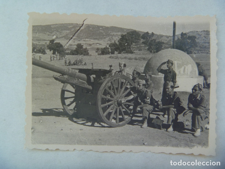 Military Antiques: GUERRA CIVIL O POST GUERRA : MILITARES DE ARTILLERIA Y CA&Ntilde;ON