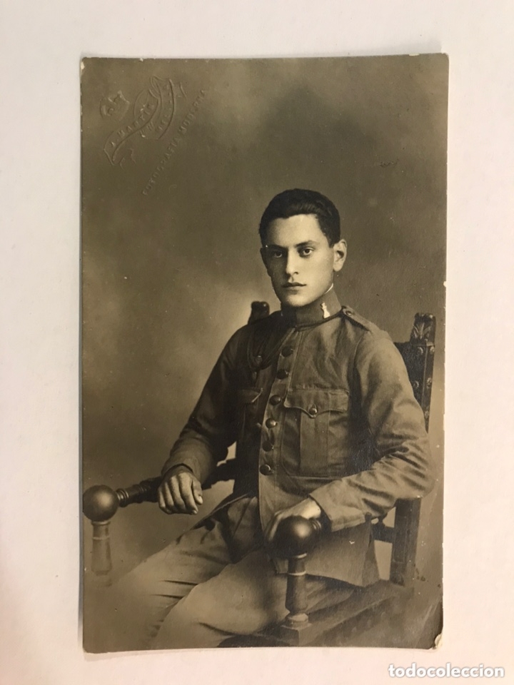 Military Antiques: MILITAR. Fotograf&iacute;a antigua. Soldado del cuerpo de Ingenieros? (h.1920?)