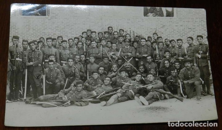 Military Antiques: ANTIGUA FOTOGRAFIA DE MILITARES DEL CUERPO DE INGENIEROS, APROXIMADAMENTE EN 1921, TAMA&Ntilde;O POSTAL.