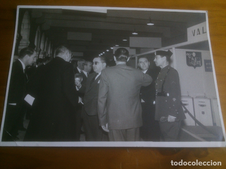 Militaria: AUTORIDADES EXPOSICION INAGURAL MAQUINARIA AGRICOLA GUERNICA VIZCAYA
