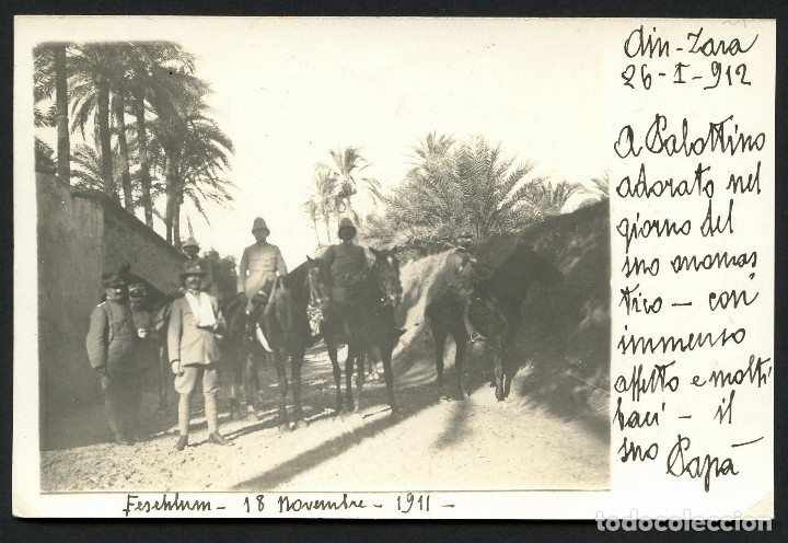 Militaria: ITALIA, TARJETA POSTAL, CORPO DI SPEDIZIONE TRIPOLITANIA, 1911, 1912, ITALY MILITARY