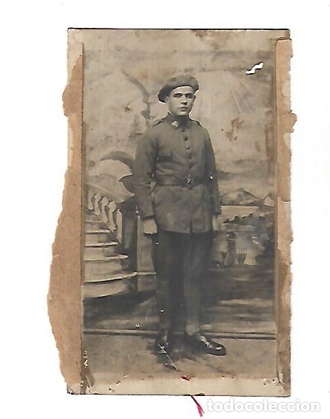 Militaria: ANTIGUA FOTOPOSTAL. IMAGEN DE UN MILITAR. 7 X 12CM