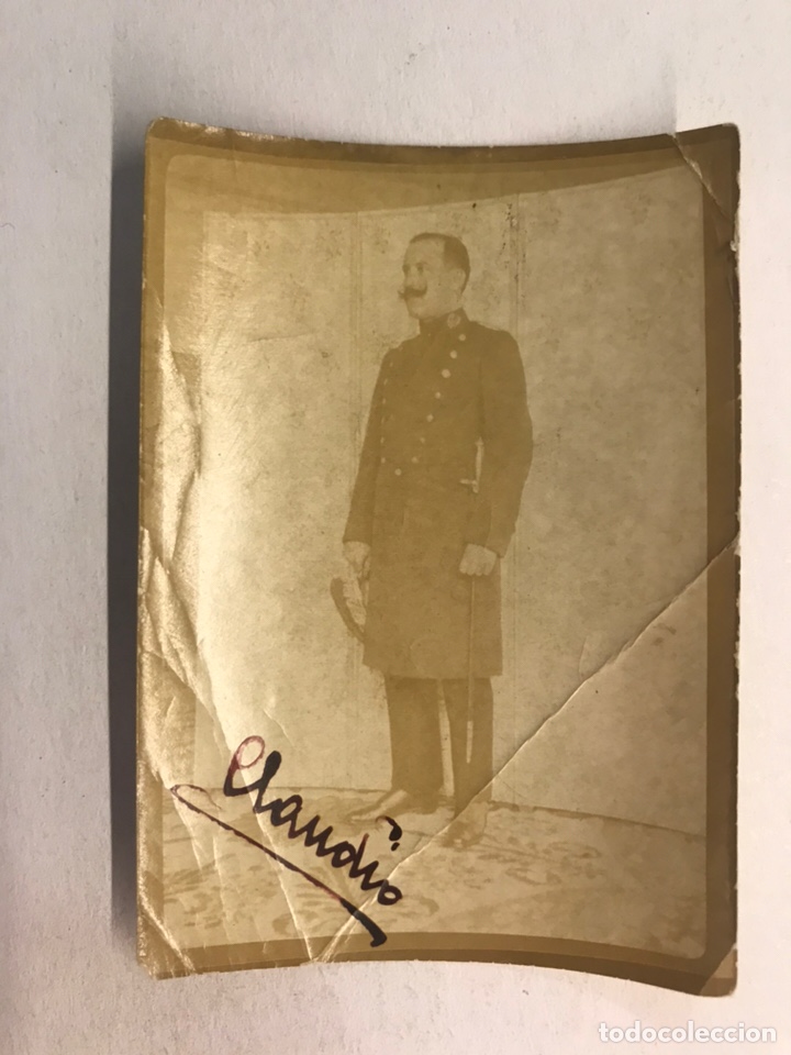 Militaria: MILITAR. Fotograf&iacute;a antigua. Militar de rango con sable. (a.1918)