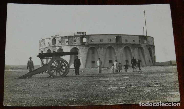 Militaria: FOTO POSTAL FUERTE DURANTE LA GUERRA DEL RIF, CA&Ntilde;ON, NO CIRCULADA.