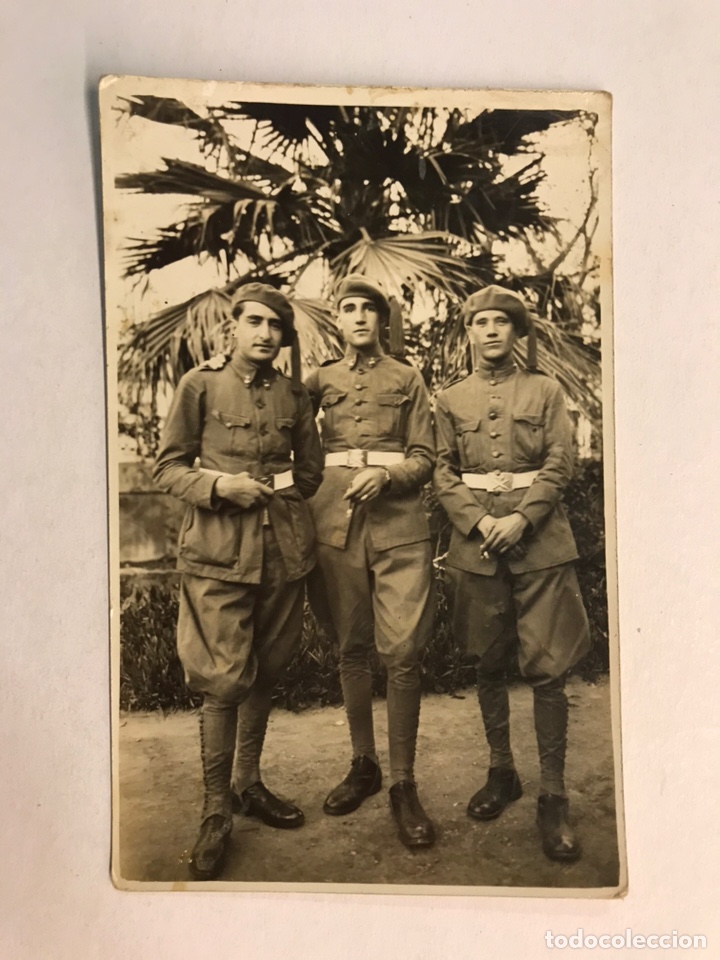 Militaria: MILITAR. Fotograf&iacute;a Original. Soldados espa&ntilde;oles. Artilleros uniformados (h.1920?)