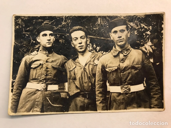 Militaria: MILITAR. Fotograf&iacute;a Original. Soldados espa&ntilde;oles. Artilleros uniformados (h.1920?)
