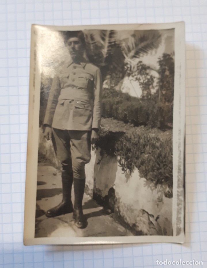 Militaria: Foto de Regulares, 8,5 x 5,5 cm