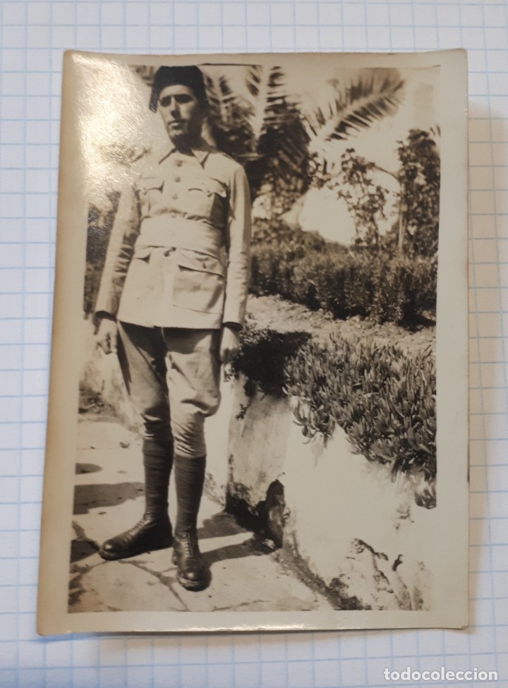 Militaria: Foto de Regulares, 8,5 x 5,5 cm