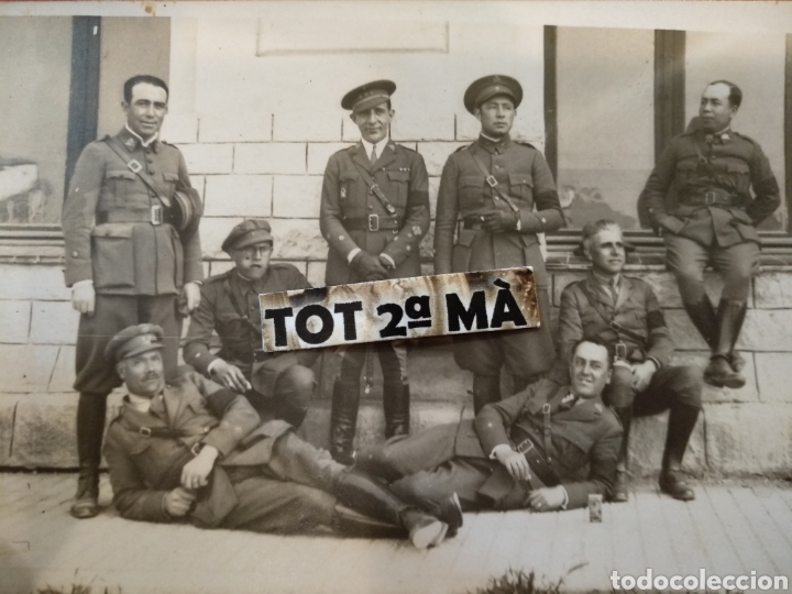 Militaria: Antigua fotograf&iacute;a postal militar