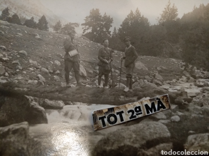 Militaria: Fotograf&iacute;a postal militar. Valle y R&iacute;o de la llosa