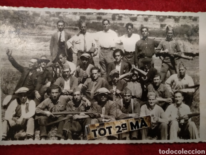 Militaria: Fotograf&iacute;a postal militar. 1933 Suria