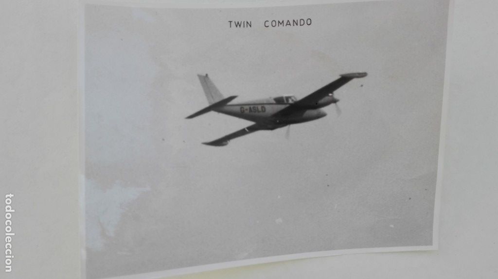 Militaria: FOTO DE UN AVI&Oacute;N TWIN COMANDO EN VUELO, MATR&Iacute;CULA G - ASLD