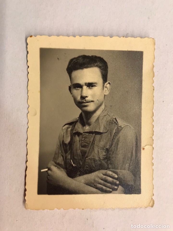 Militaria: MILITAR. VILLA SANJURJO Fotograf&iacute;a antigua. Soldado espa&ntilde;ol. de peque&ntilde;o tama&ntilde;o (a.1949)