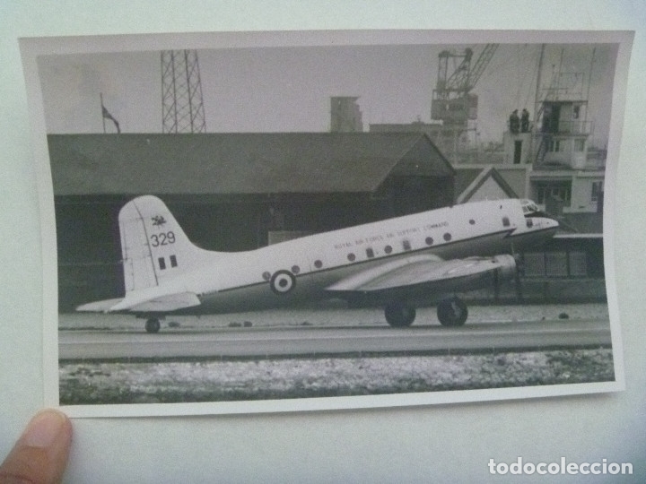 Military Antiques: FOTO DE UN AVION DE LA ROYAL NAVY EN TIERRA ........ 11,5 X 18,5 CM