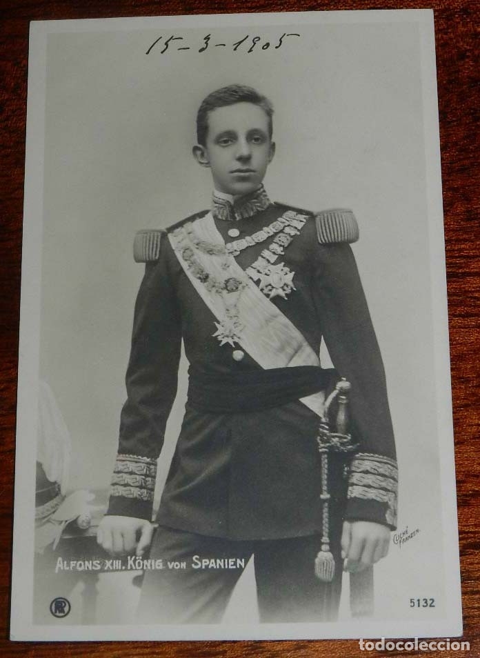 Militaria: FOTO POSTAL DEL REY ALFONSO XIII, NO CIRCULADA.