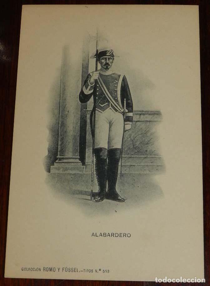 Militaria: POSTAL ALABARDERO, COLECCI&Oacute;N ROMO Y FUSSEL. TIPOS N&ordm; 553. NO CIRCULADA. SIN DIVIDIR. ED. HAUSER Y ME
