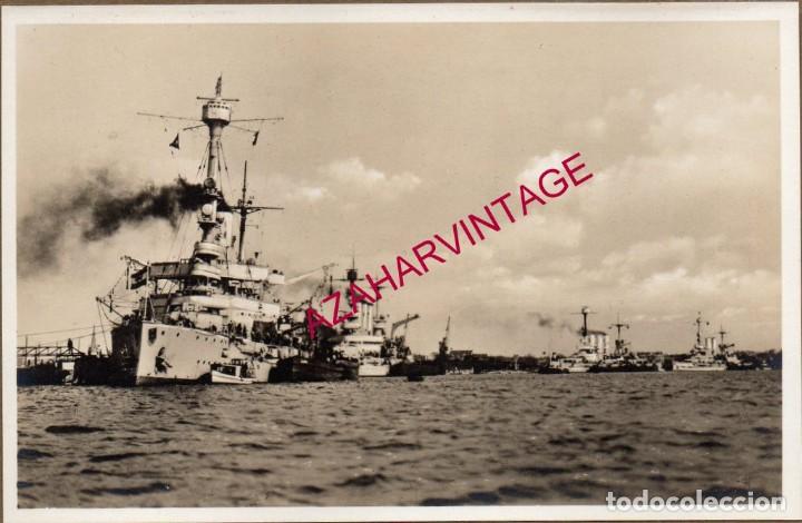 Militaria: ALEMANIA, A&Ntilde;OS 30, FLOTA DE BARCOS DE GUERRA, 14X9 CMS
