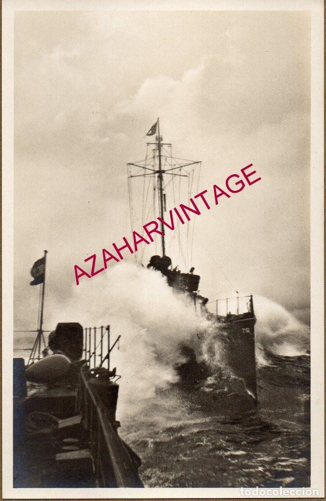 Militaria: A&Ntilde;OS 30, TORPEDERO ALEMAN EN EL MAR DEL NORTE, 9X14 CMS