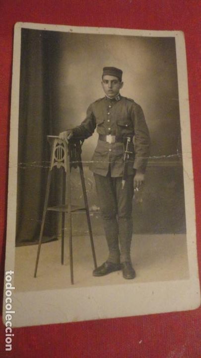 Militaria: ANTIGUA FOTOGRAFIA.JOVEN MILITAR.CACERES.PRINCIPIOS DEL XX