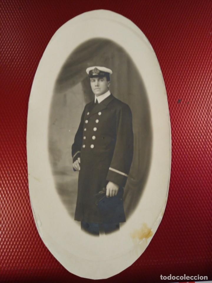 Militaria: Fotograf&iacute;a, marinero o similar con uniforme de gala. No figura fotografo